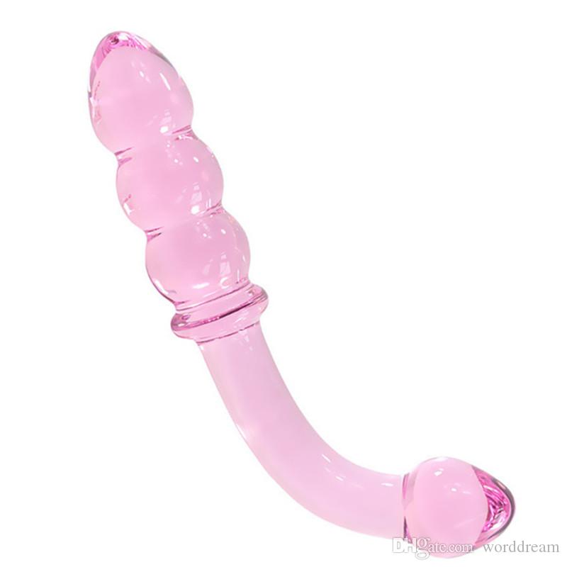 Rotating glass dildos