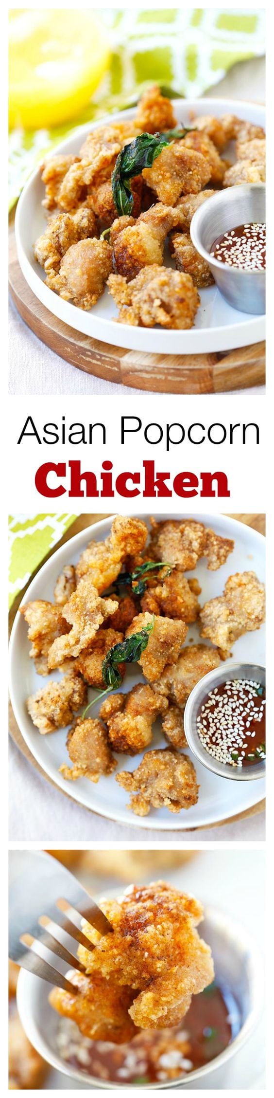 Bad M. F. reccomend Asian popcorn chicken