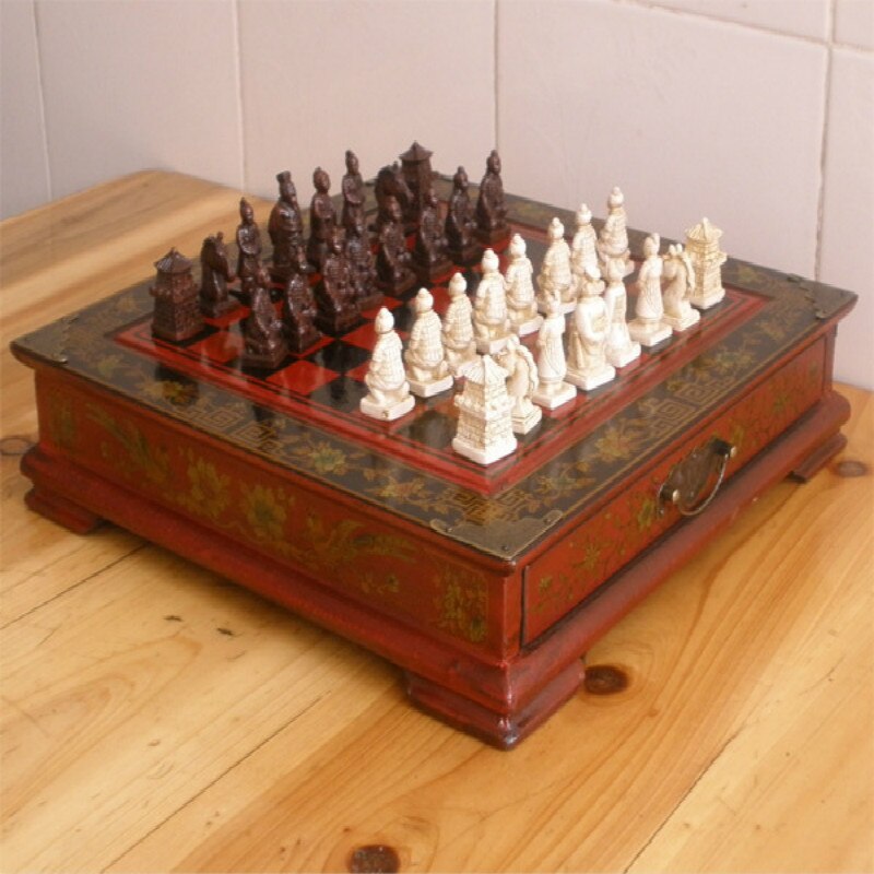 best of Asian chinese antique style chess wooden 32