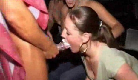 Bachelorette party goes crazy for stripper cocks