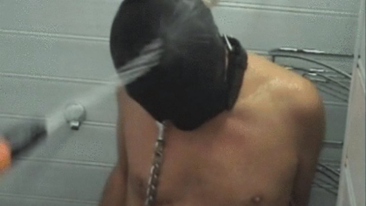 Swimcap hand over mouth breathplay swallow