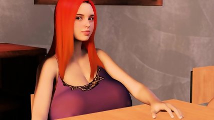 Redhead mega breast expansion
