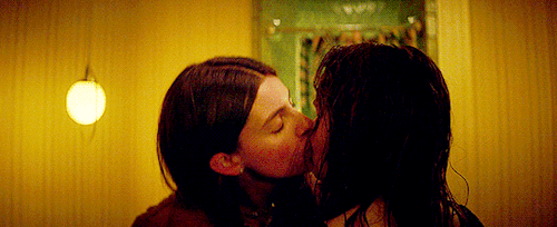 Kaitlyn dever gets horny kissing diana