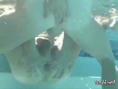 Teen pool under water