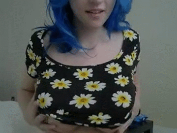 Doll bondage blue hair anal titted