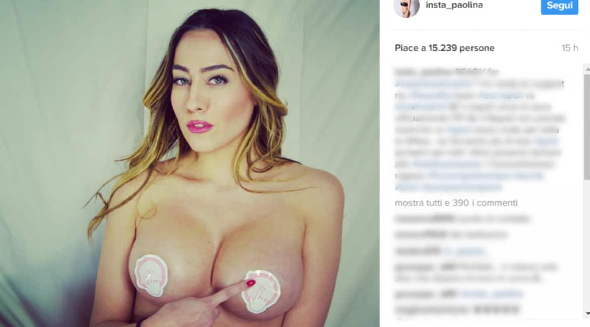 Insta paolina esce tetta live instagram