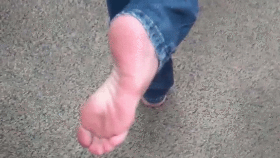 Parking boot foot humiliation