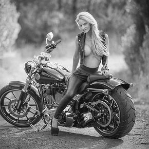 best of Chick biker nude semi sexy