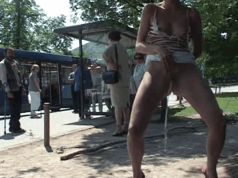 Nude walk public teaser