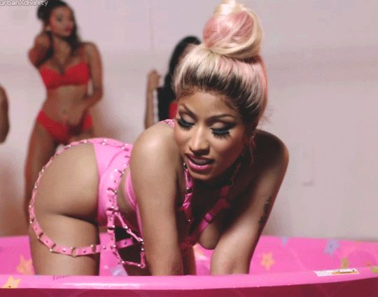 Golden G. reccomend nicki minaj wardrobe malfunction twerk