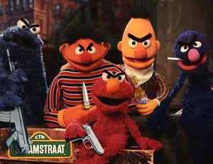 Blueberry recomended sesame street goes hardcore.