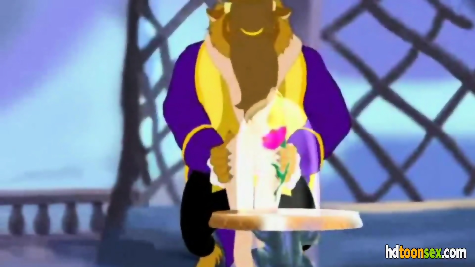 Beauty beast having castle toon porn