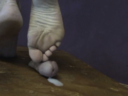 Boots barefoot cock ball stomp