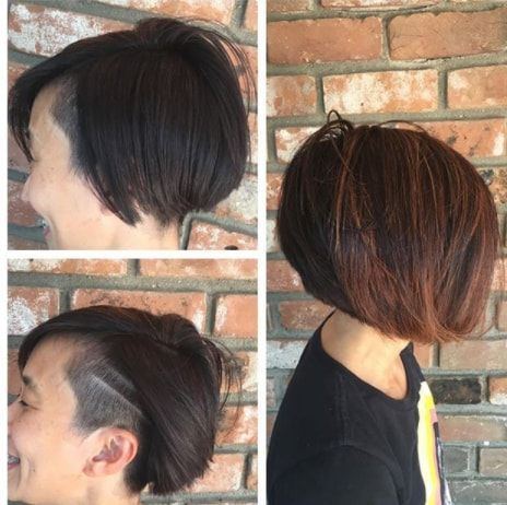 Ultra short with shaved nape