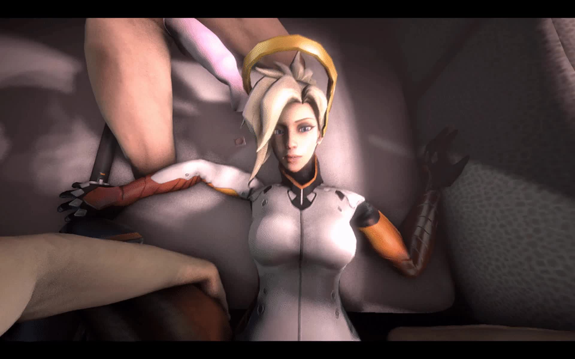 Mercy from overwatch gets creampied felicia