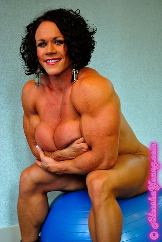 Huge hard female bicep muscle worship