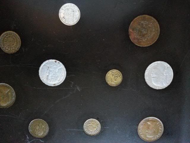 Nickel ball playing with armenian coins