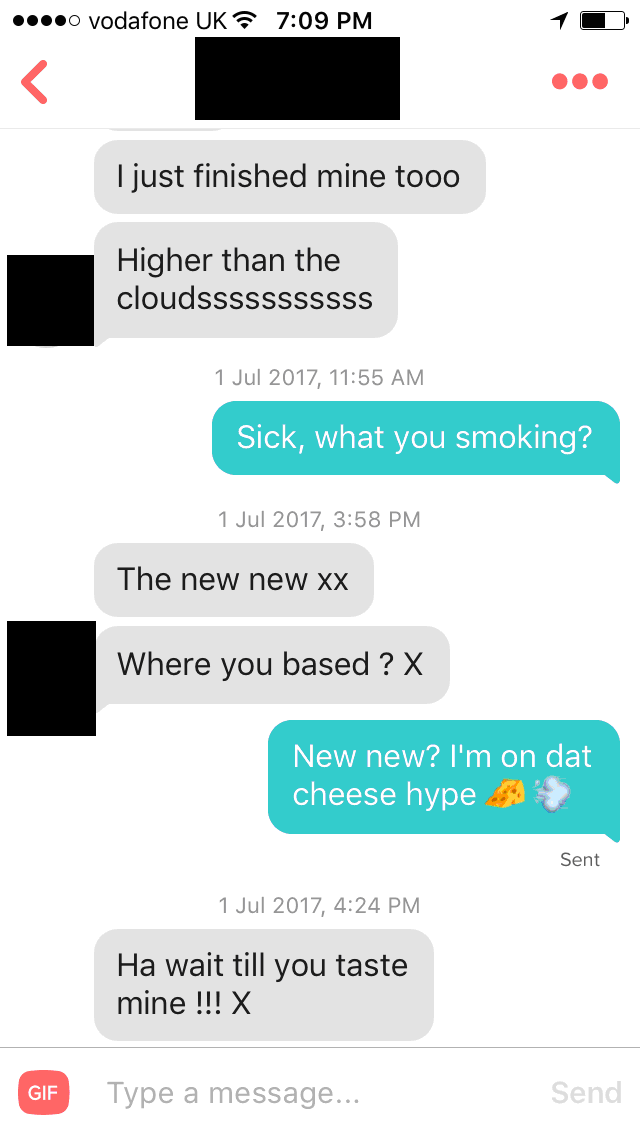 Tinder girl spent night woke dick