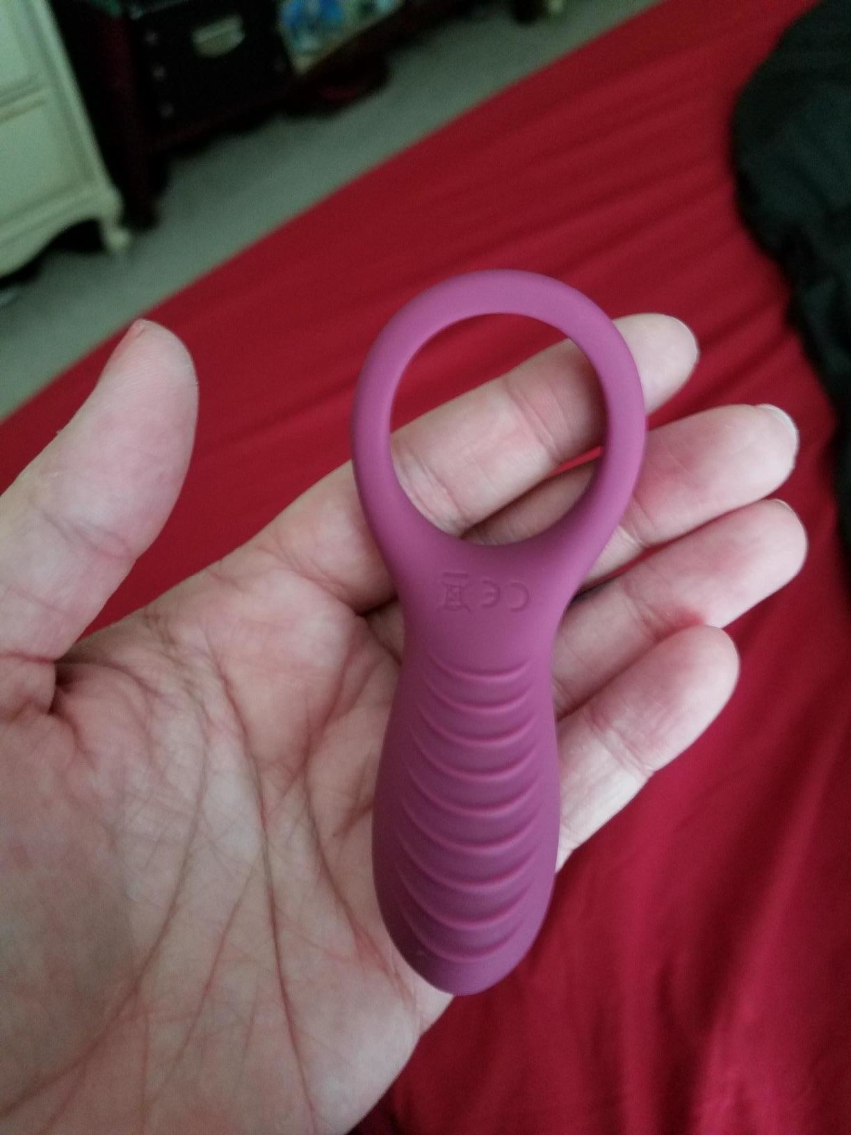 Vibrating cock ring plus sleeve equals